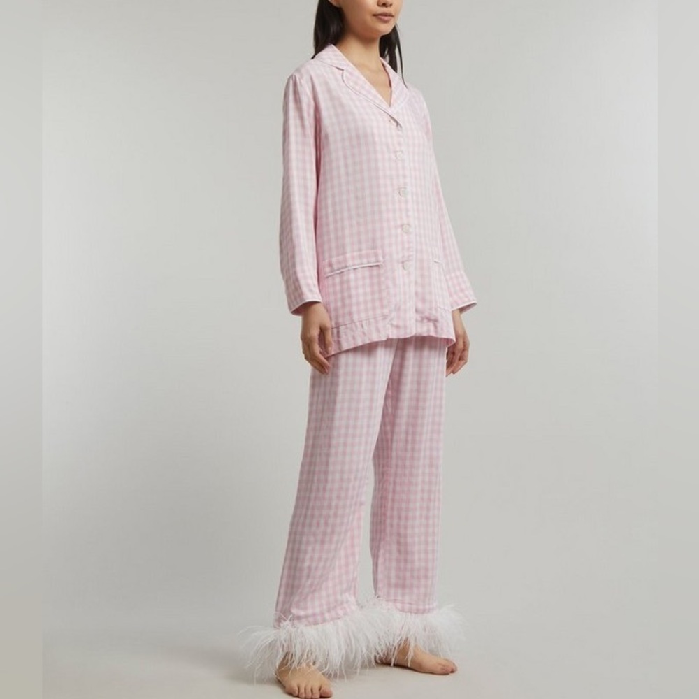 Sleeper Pink Vichy Party Pajama Set
